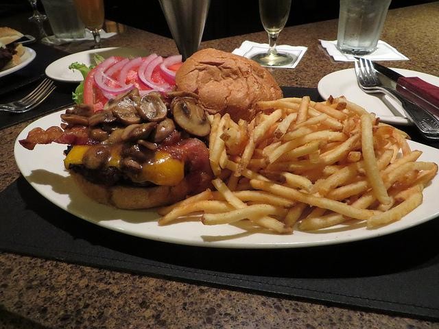 The Morton's Prime Burger from Bar 12.21 at Morton's The Steakhouse... (441 Vine Street)