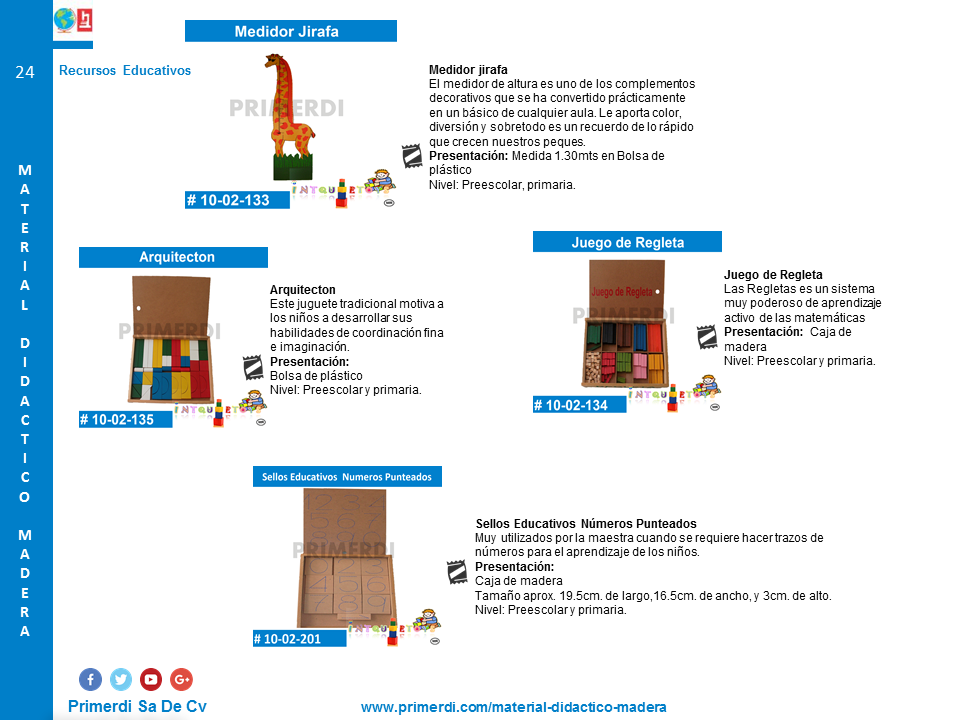 material didactico de madera