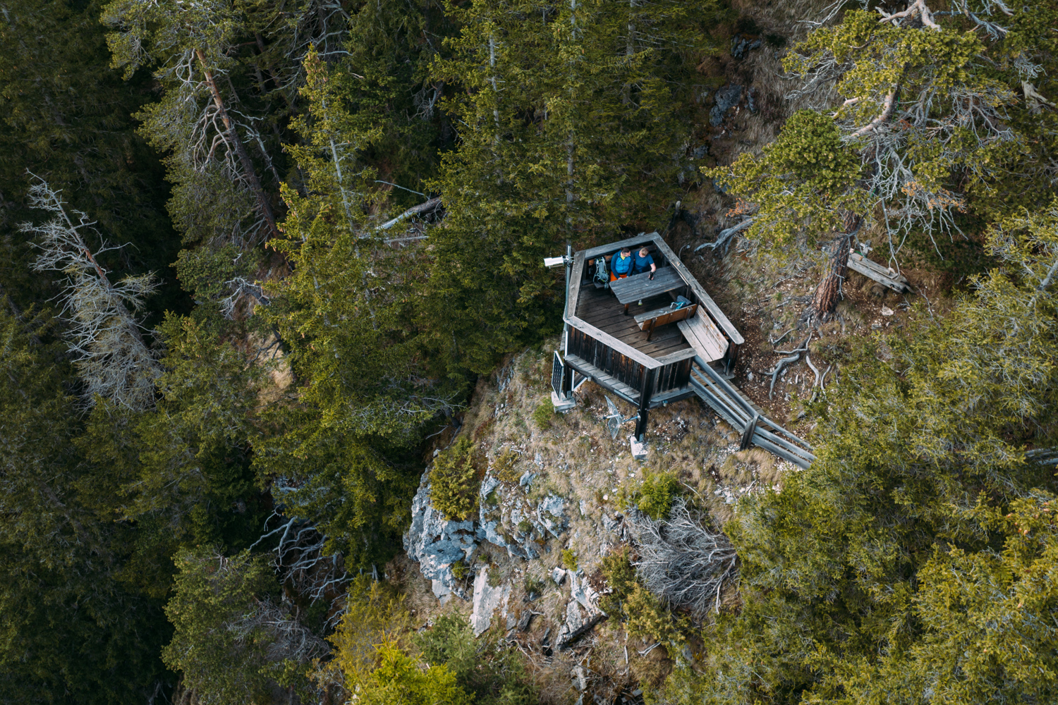 Adlerblick in Trins im Gschnitztal - Aussichtsplattform