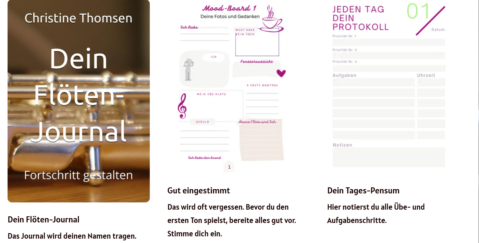 Querflöte nachhaltig üben