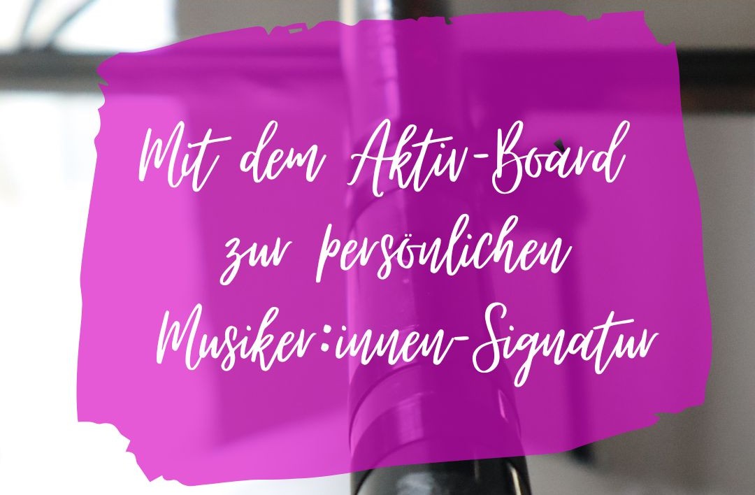 Deine Musiker:innen-Signatur