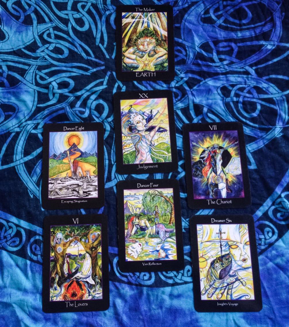 Wild Path Tarot Spread.