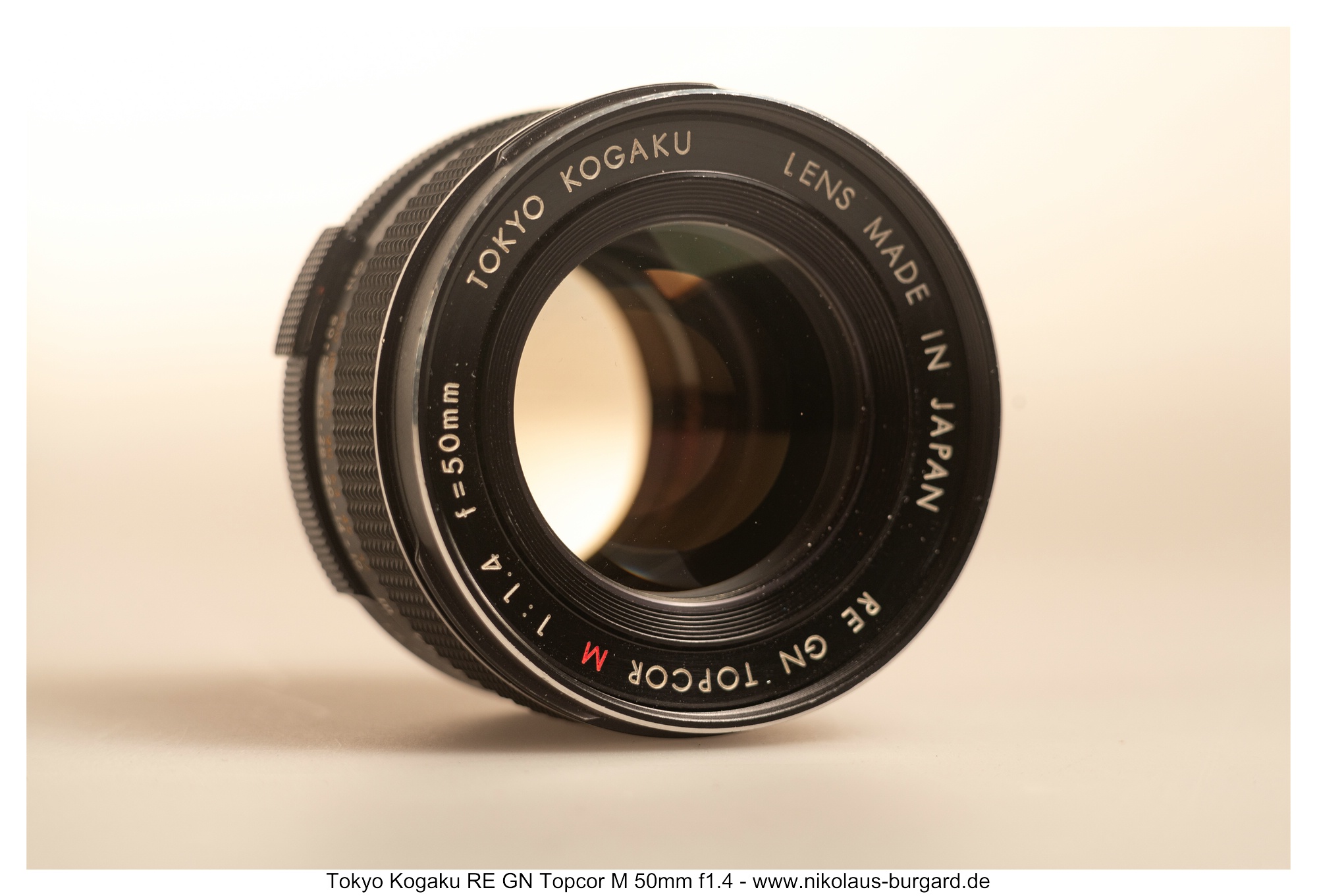Tokyo Kogaku RE GN Topcor M 50mm f1.4 - Nikolaus-Burgard.de Tokyo Kogaku RE GN Topcor M 50mm f1.4 - Nikolaus-Burgard.de