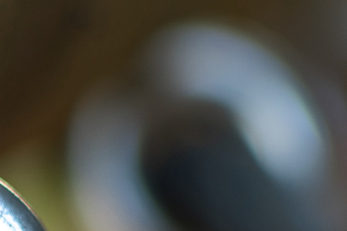 Vergrößerung hinter der Schärfeebene / Enlargement behind focus plane