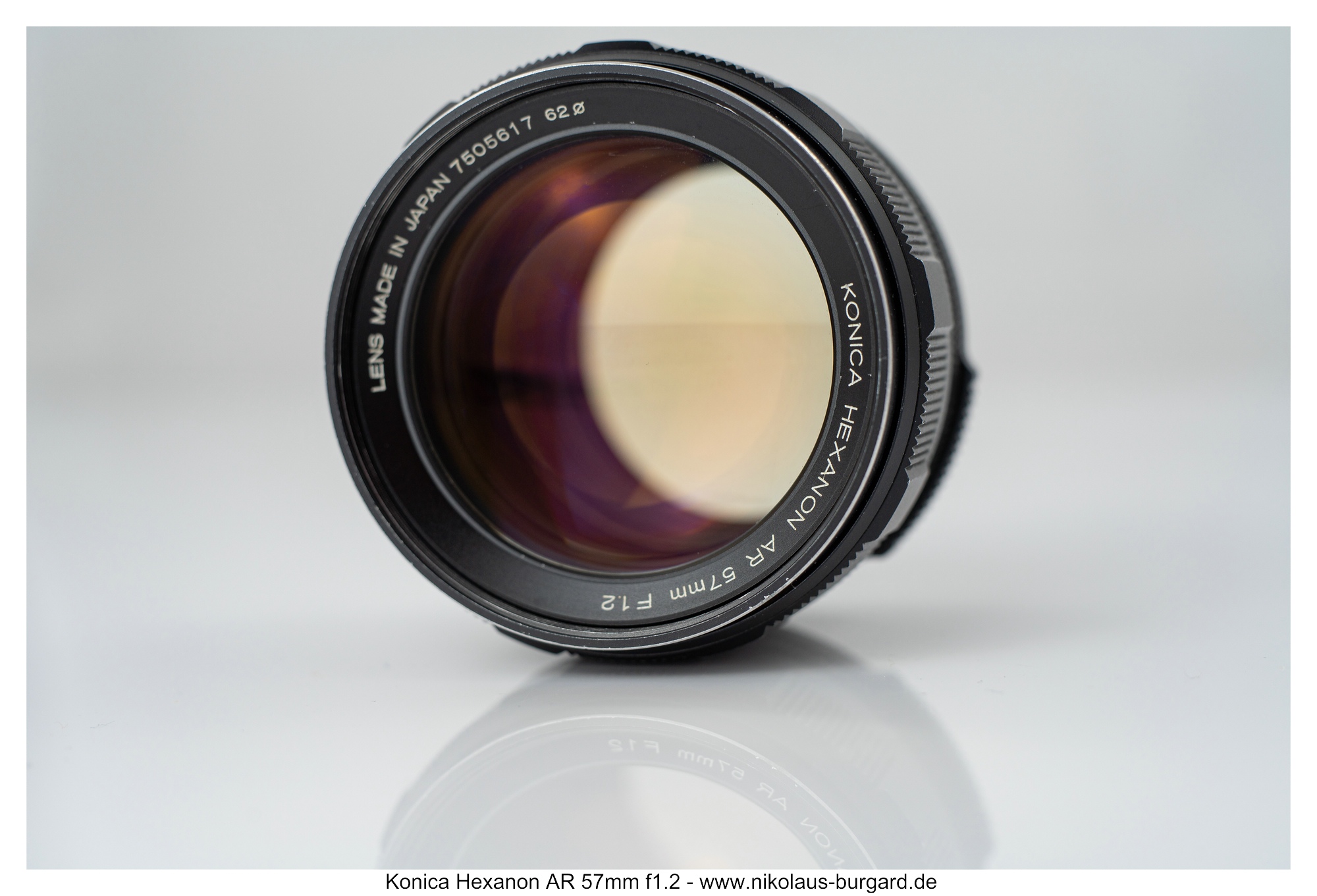 Konica Hexanon AR 57mm f1.2