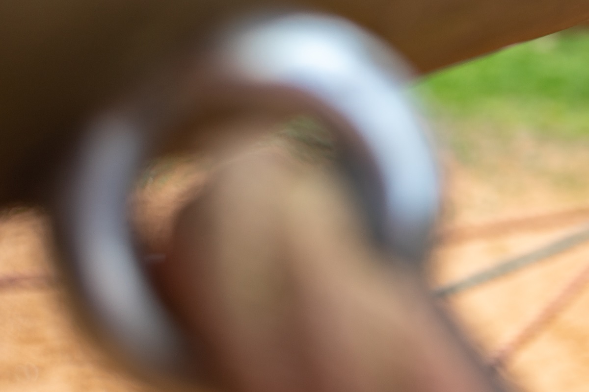 Vergrößerung vor der Schärfeebene / Enlargement in front of focus plane