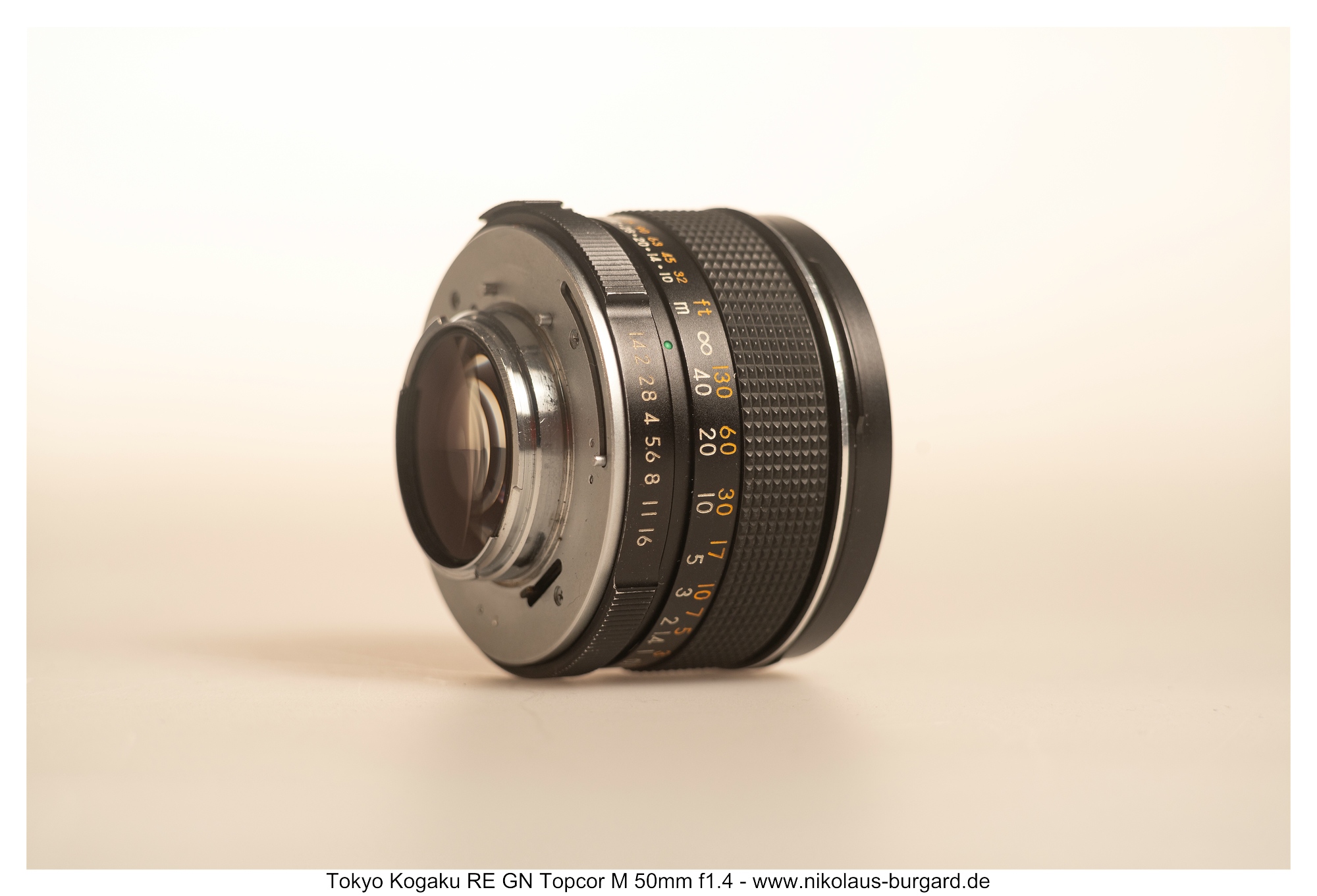 Tokyo Kogaku RE GN Topcor M 50mm f1.4 - Nikolaus-Burgard.de Tokyo Kogaku RE GN Topcor M 50mm f1.4 - Nikolaus-Burgard.de