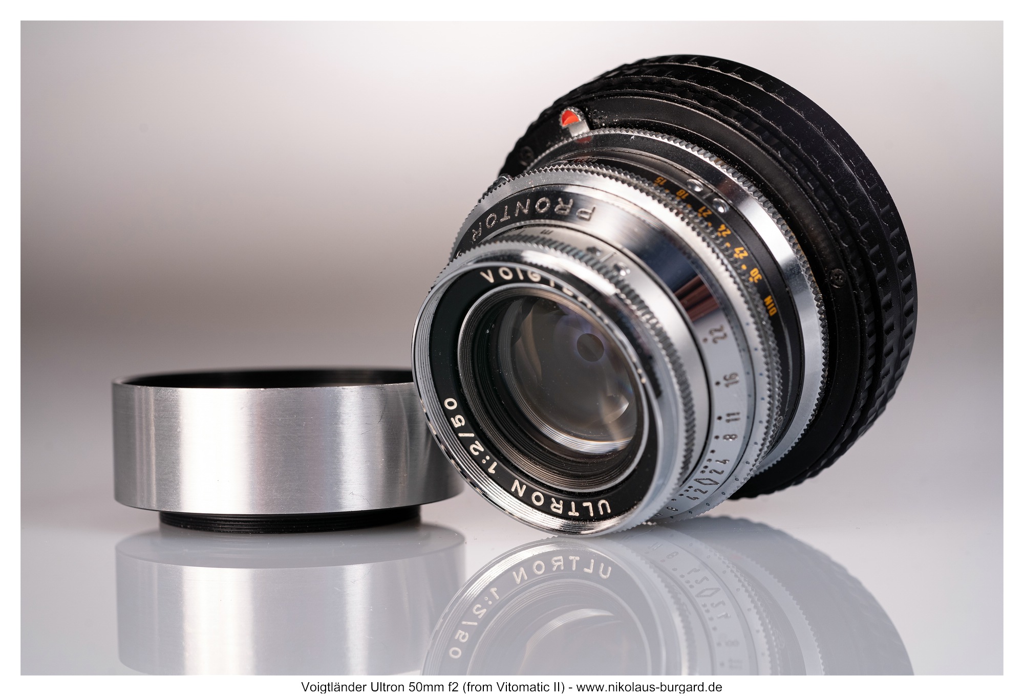 Voigtländer Ultron 50mm f2 (from Vitomatic IIIb)