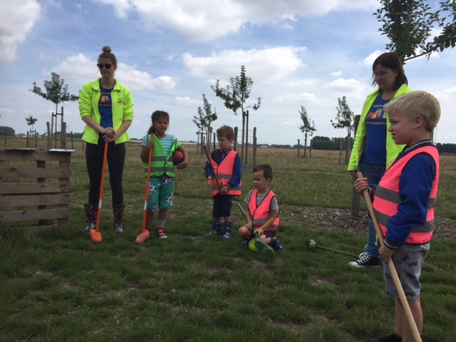 Boerengolf in de hoogstamboomgaard