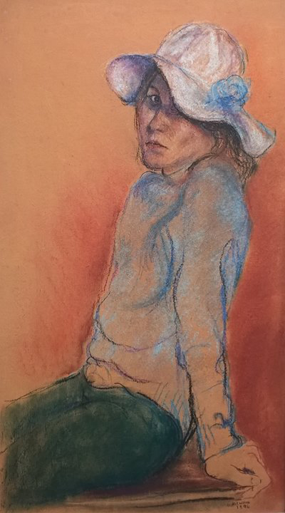 1976 pastel, karton 65x40cm