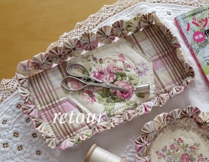雑誌掲載作品 - 幸せを紡ぐバラのキルト