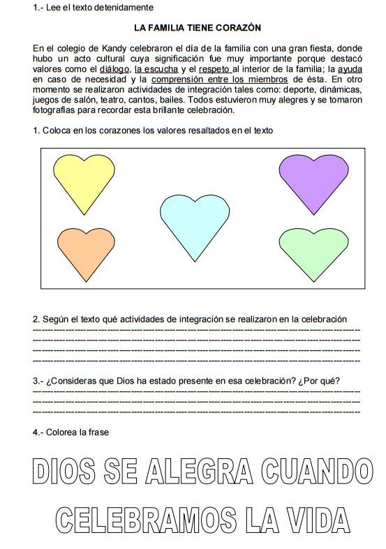 Talleres De Etica Y Valores Para Niños De Cuarto De Primaria