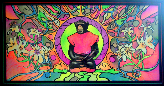 The Ape, Blacklightpainting, Sold, Vigor Calma