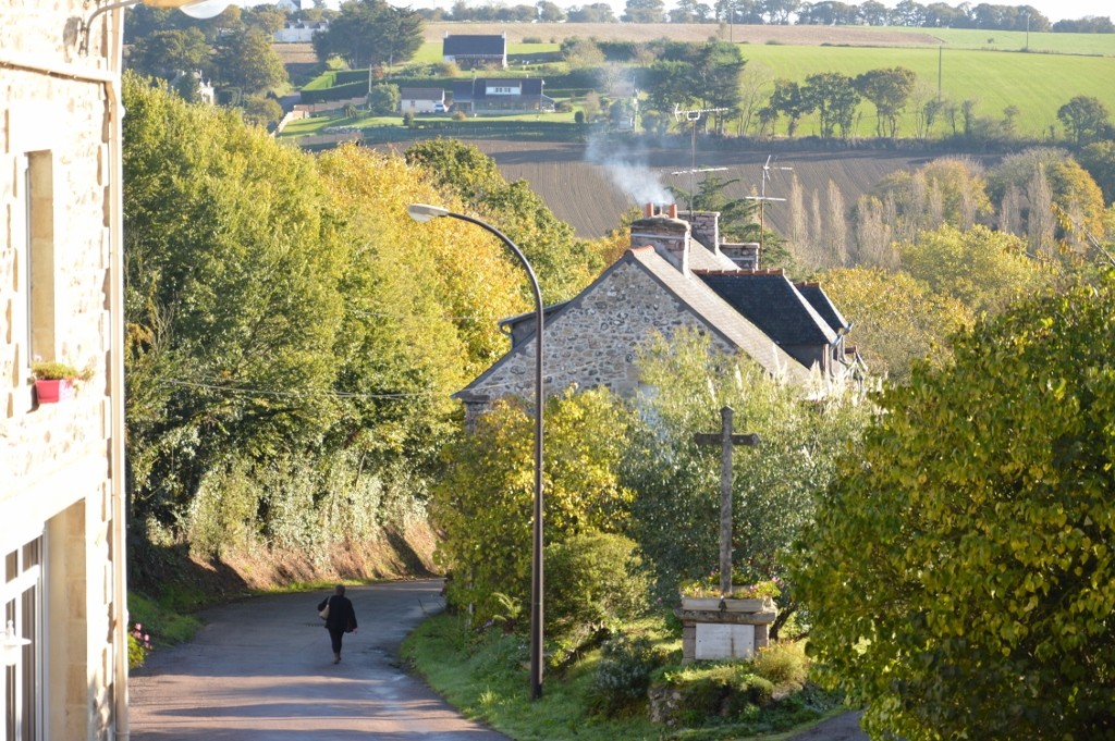 Vue depuis le bourg de Saint-Alban