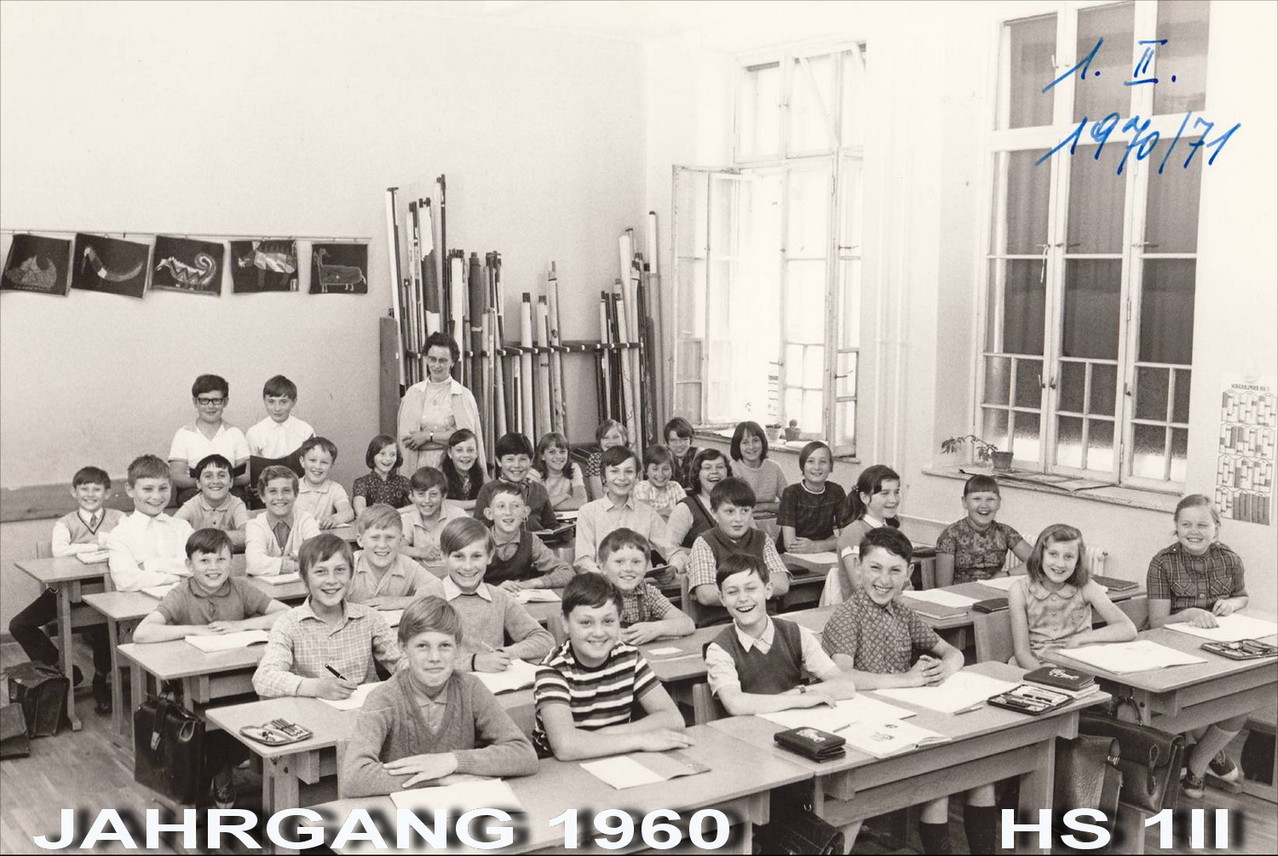 Jahrgang 1960 - Hauptschule / 1II Klasse