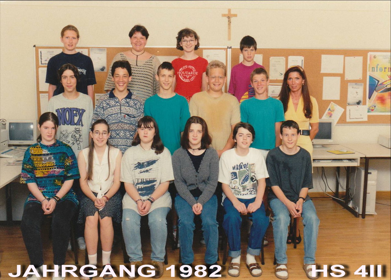 Jahrgang 1982 - Hauptschule / 4II Klasse