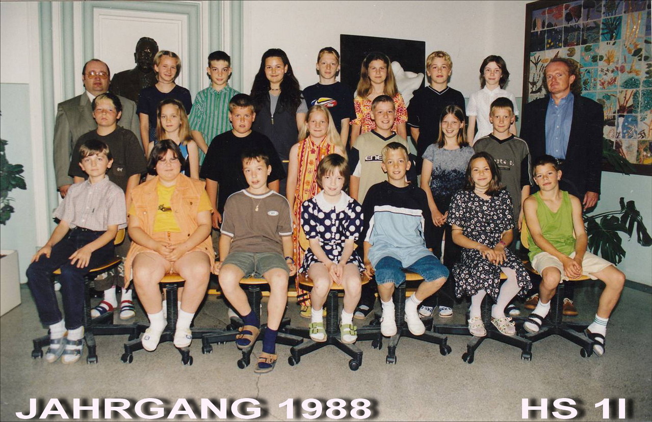Jahrgang 1988 - Hauptschule / 1I Klasse