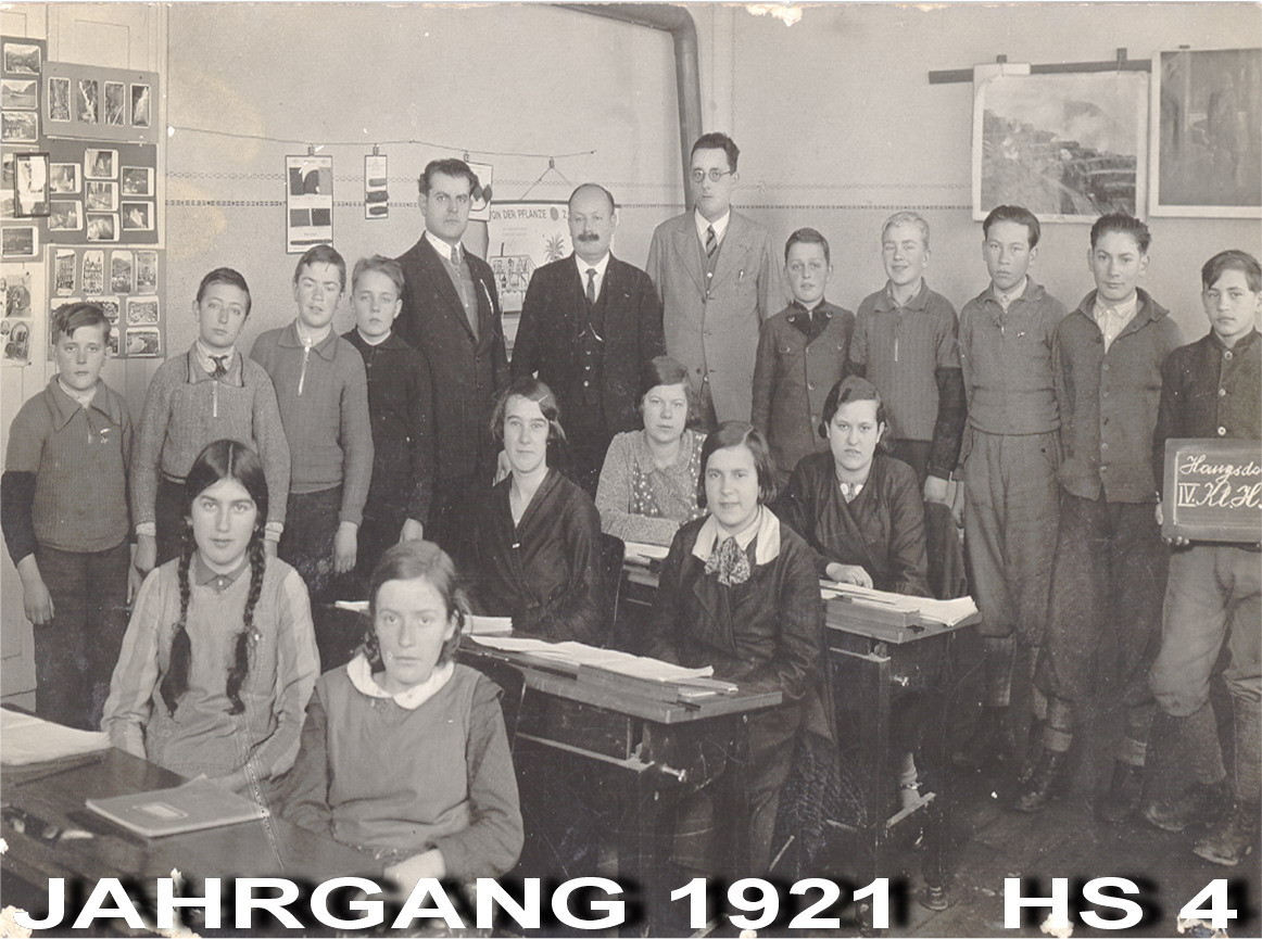 Jahrgang 1921 - Hauptschule / 4. Klasse