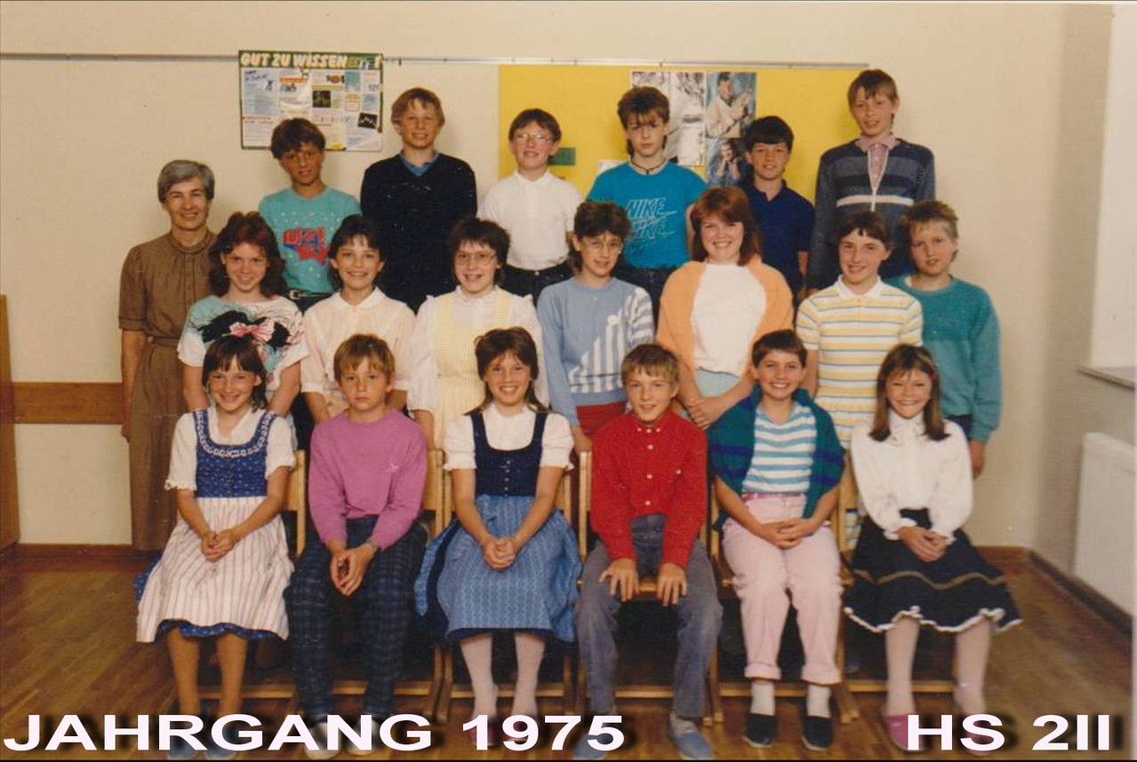 Jahrgang 1975 - Hauptschule / 2II Klasse