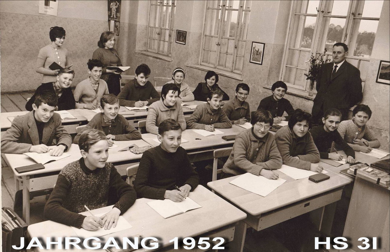 Jahrgang 1952 - Hauptschule / 3I Klasse