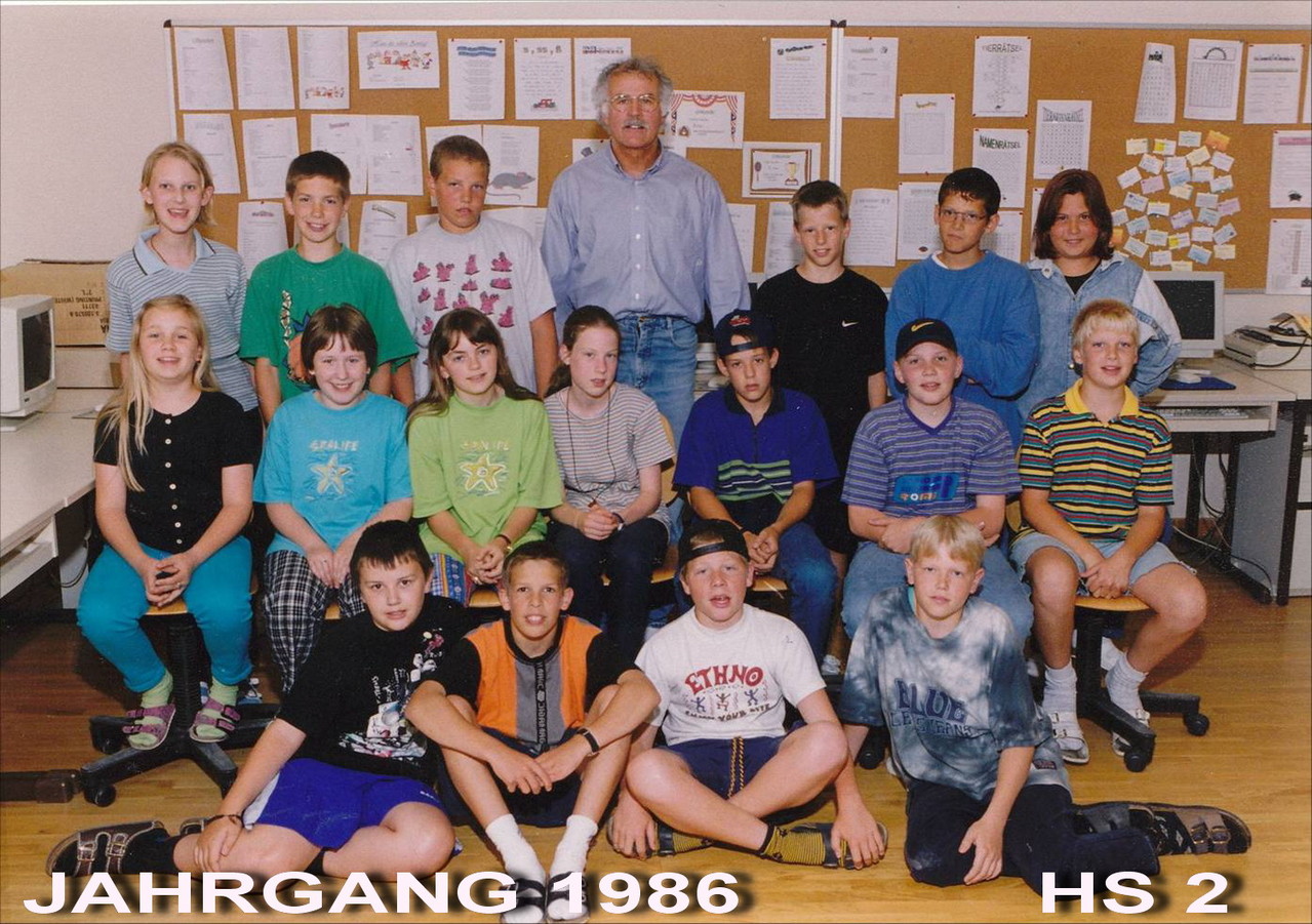 Jahrgang 1986 - Hauptschule / 2. Klasse