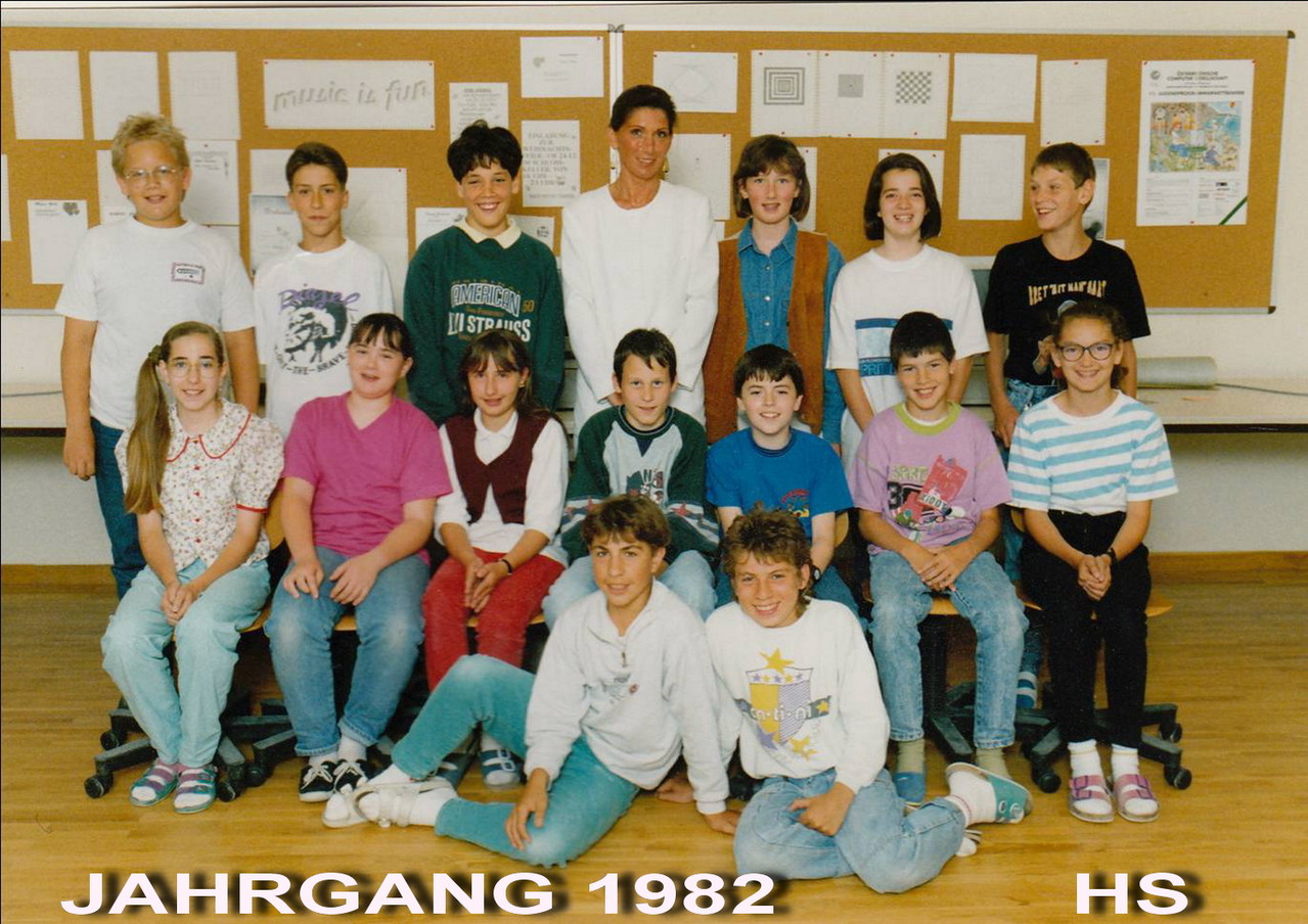 Jahrgang 1982 - Hauptschule / 2II Klasse