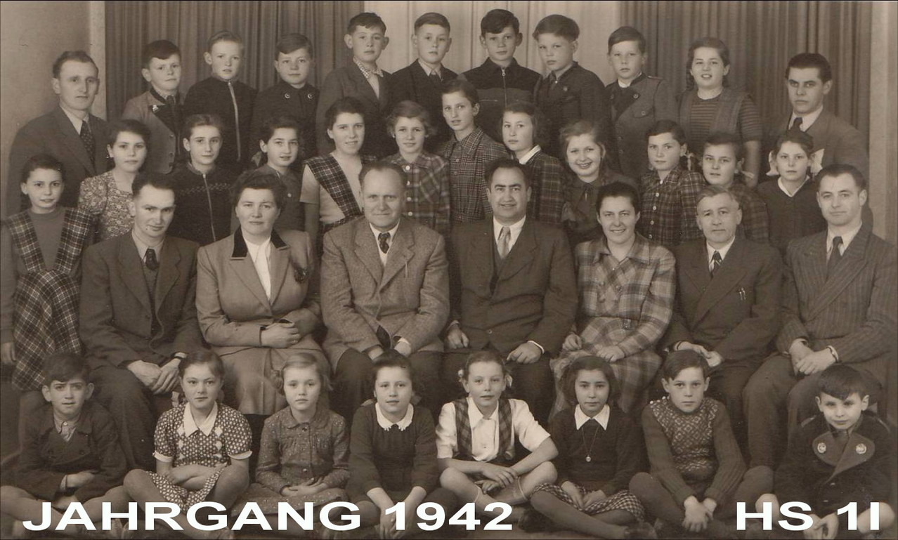 Jahrgang 1942 - Hauptschule / 1I Klasse
