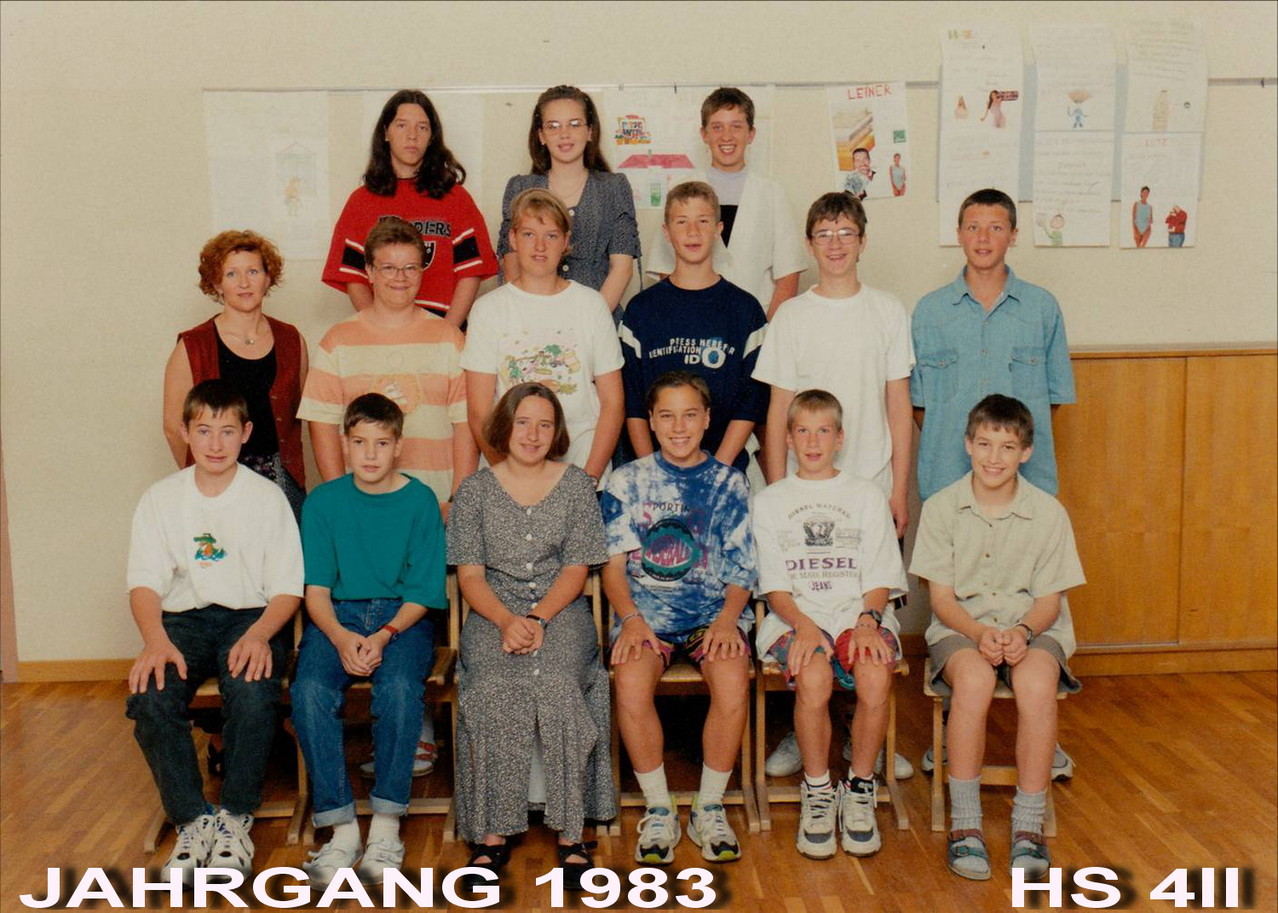 Jahrgang 1983 - Hauptschule / 4II Klasse
