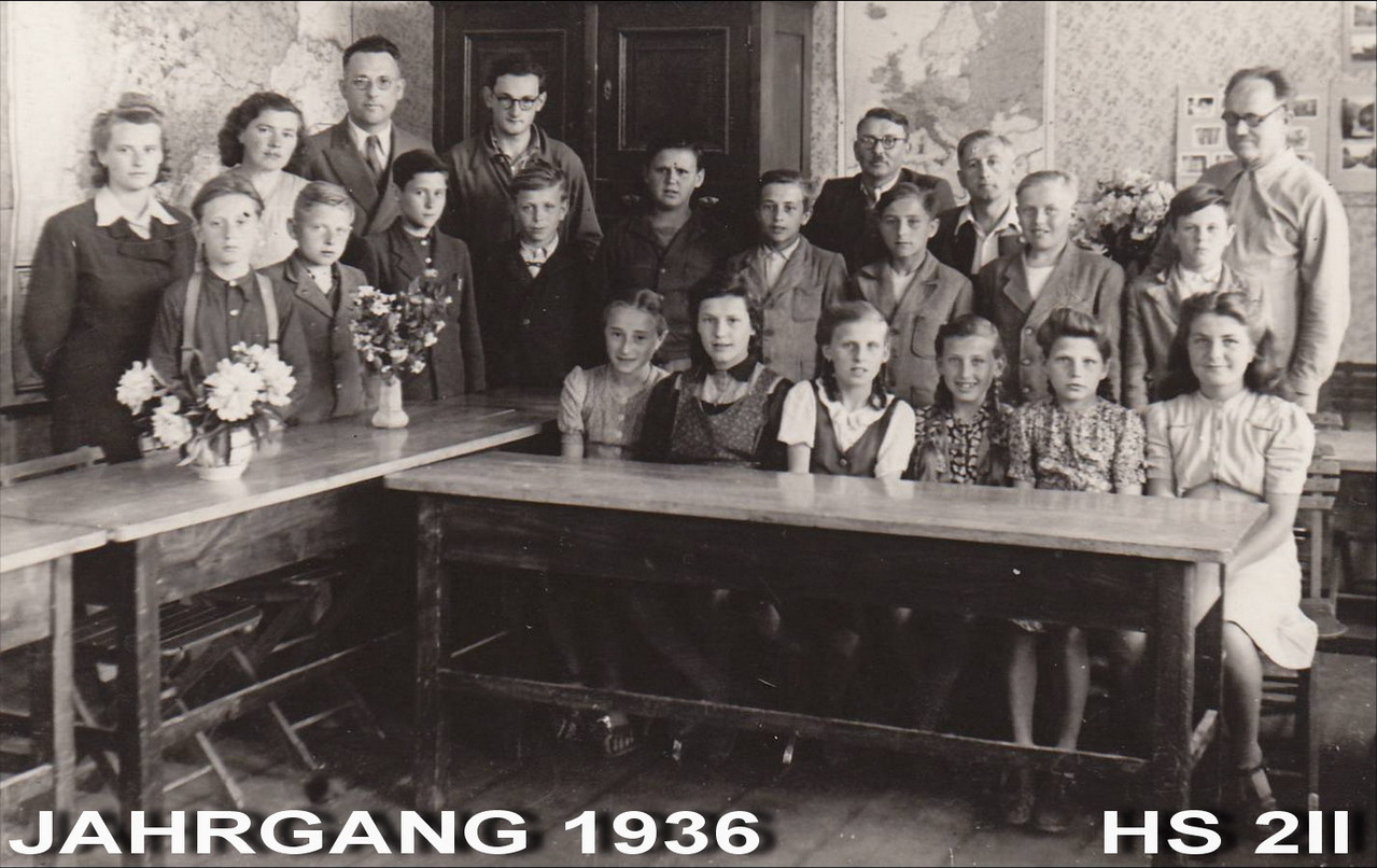 Jahrgang 1936 - Hauptschule / 2II Klasse