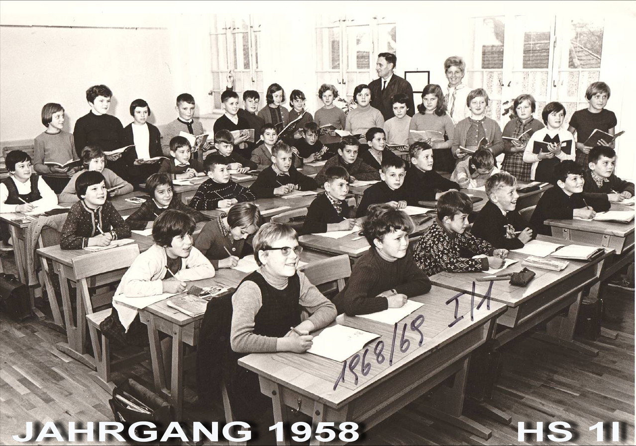 Jahrgang 1958 - Hauptschule / 1I Klasse