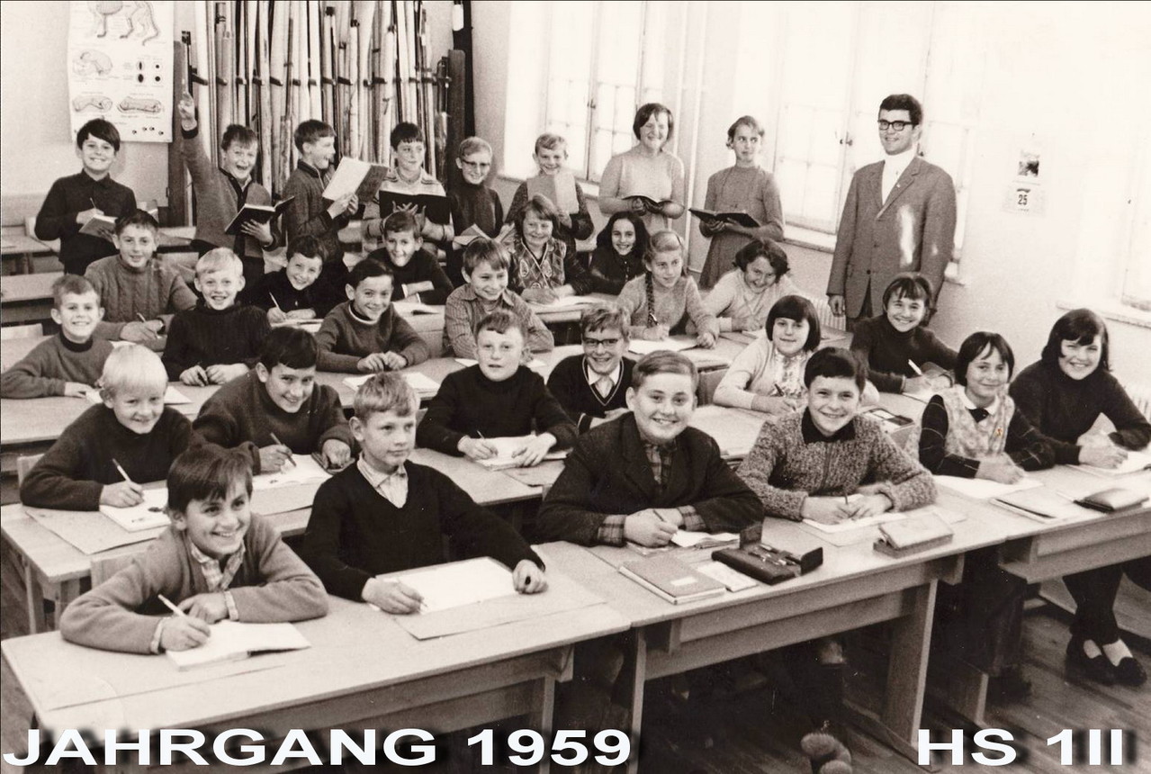 Jahrgang 1959 - Hauptschule / 1II Klasse
