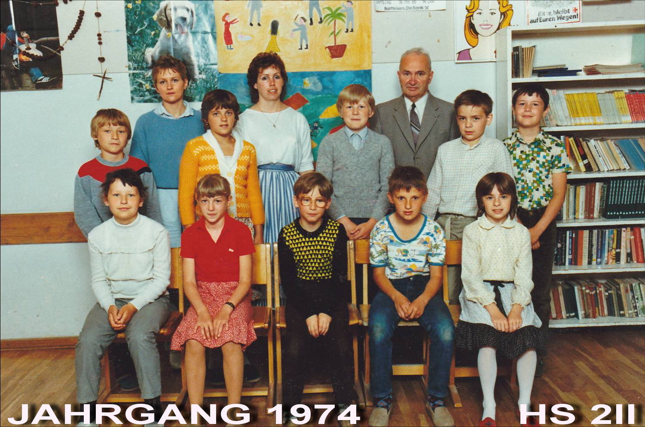 Jahrgang 1974 - Hauptschule / 2II Klasse