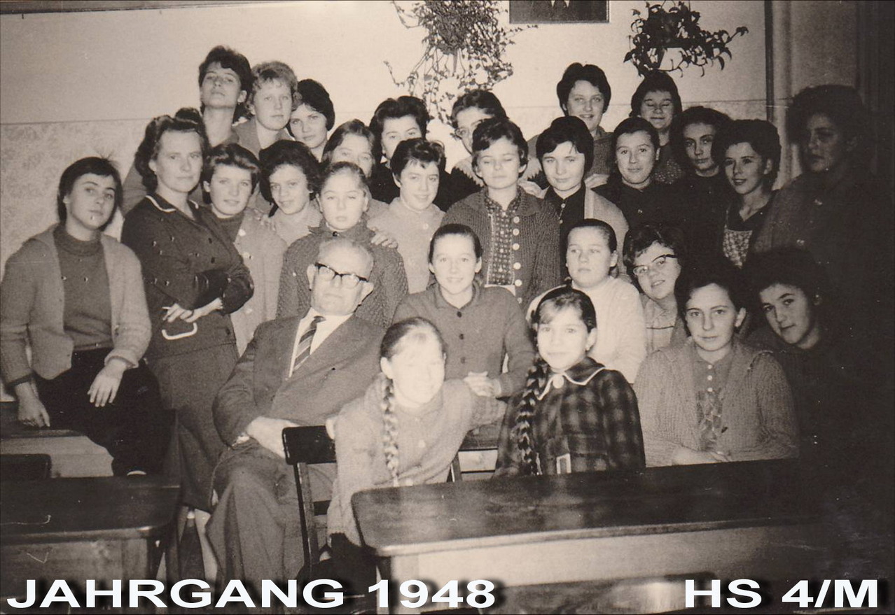 Jahrgang 1948 - Hauptschule / 4. Klasse-Mädchen