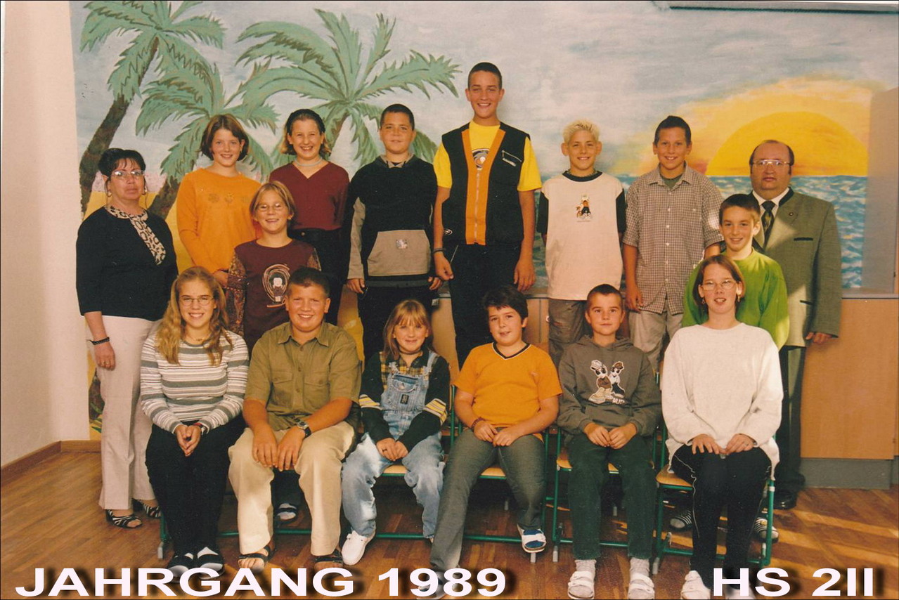 Jahrgang 1989 - Hauptschule / 2II Klasse