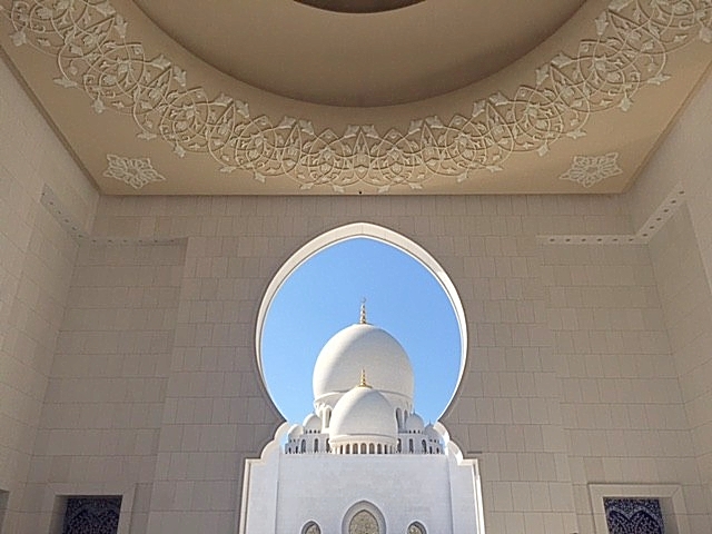 La mosquée d'Abu Dhabi