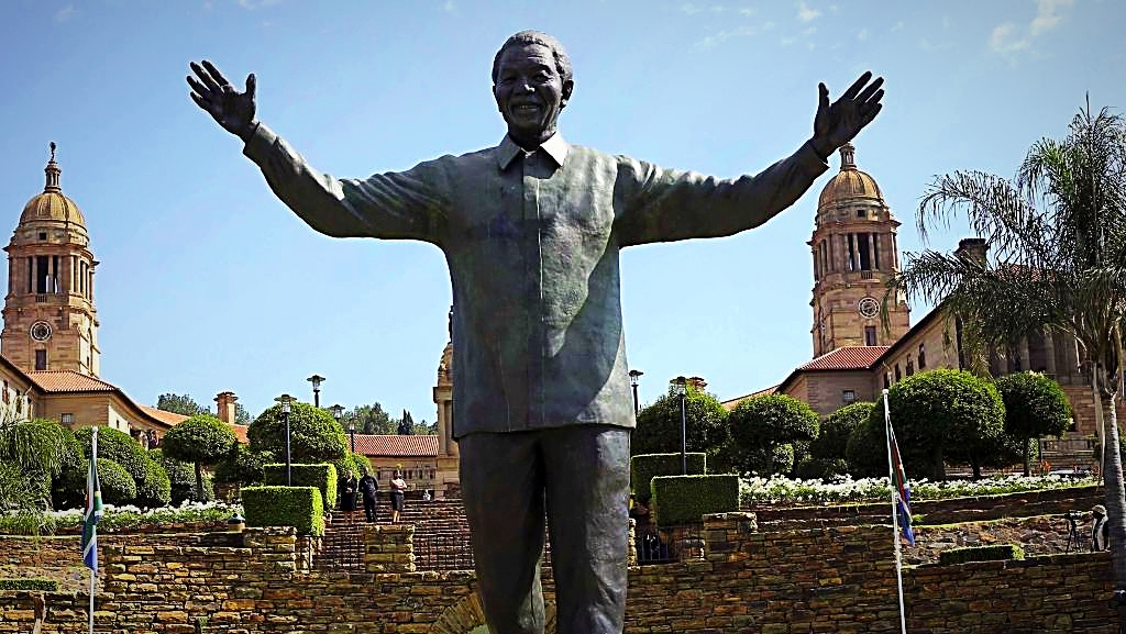 Statue de Mandela à Pretoria