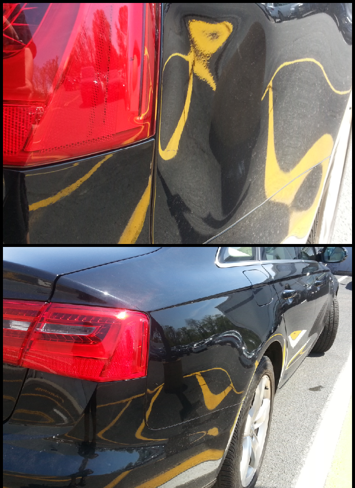 Before & After Dings and Dents NJ Paintless Dent Removal in New Jersey