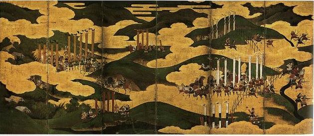 長篠合戦図　（名古屋市博物館所蔵）
