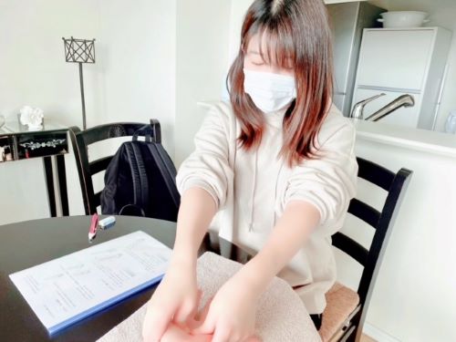 東京リラックセーションアカデミーハンドマッサージ講習受講生