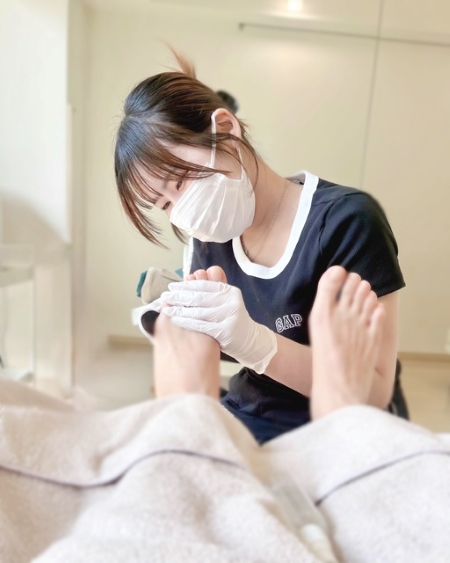 千葉県柏市アロマ・リンパドレナージュ・整体・リフレ セラピスト養成スクール 東京リラックセーションアカデミー角質フットケア1日講習受講生