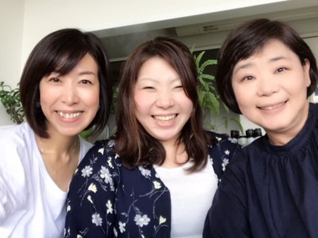全身リンパオイルトリートメントコース卒業生高城さん親子