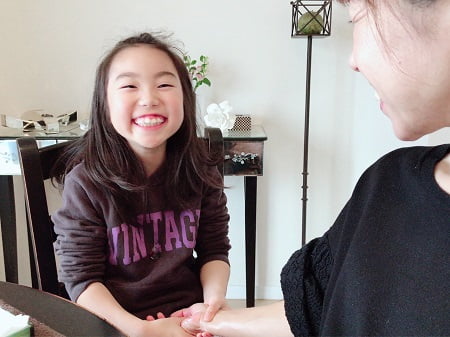 東京リラックセーションアカデミー【キッズ１日講習】ハンドマッサージ講習受講生　受講生