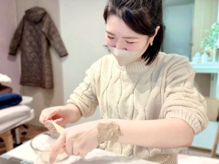 千葉県柏市アロマ・リンパドレナージュ・リフレ・整体 セラピスト養成スクール 東京リラックセーションアカデミークレイセラピーベーシック1日講習受講生