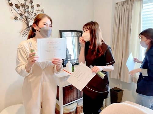 東京リラックセーションアカデミー角質フットケア講習受講生