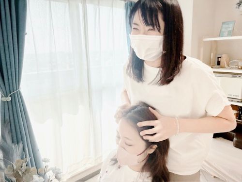 東京リラックセーションアカデミー座位・ヘッドマッサージ1日講習受講生