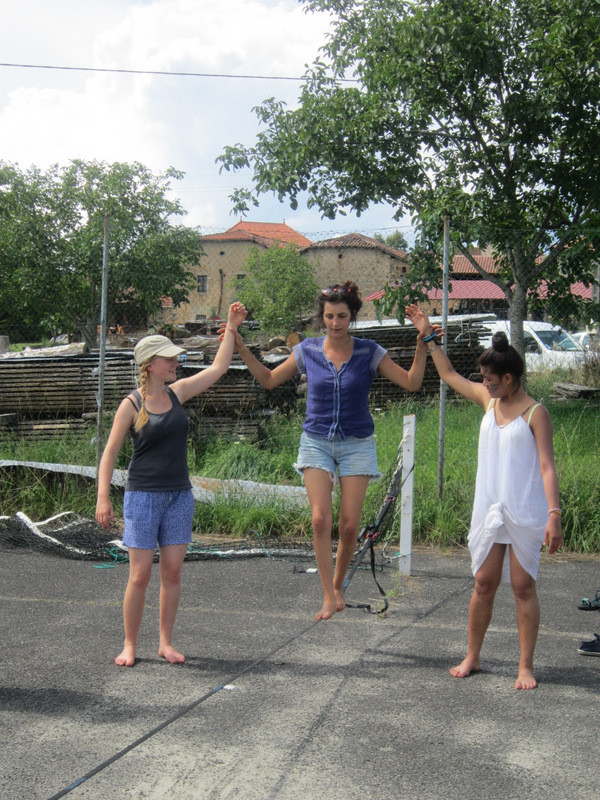Atelier slack line