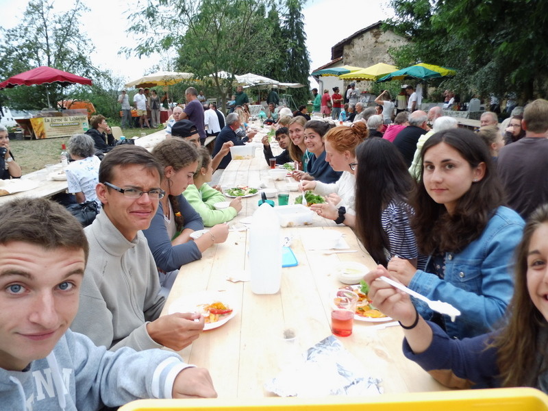 Repas à la ferme chez Ferrand
