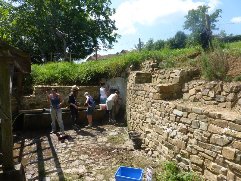 Nettoyage du lavoir
