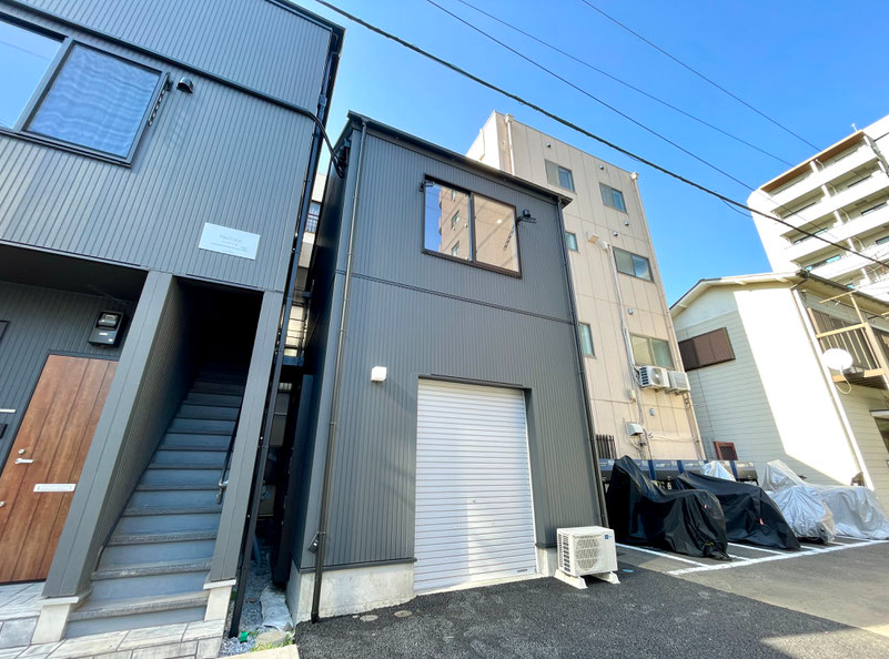 横浜市西区 新築バイクガレージハウス【プリリア戸部 B棟】