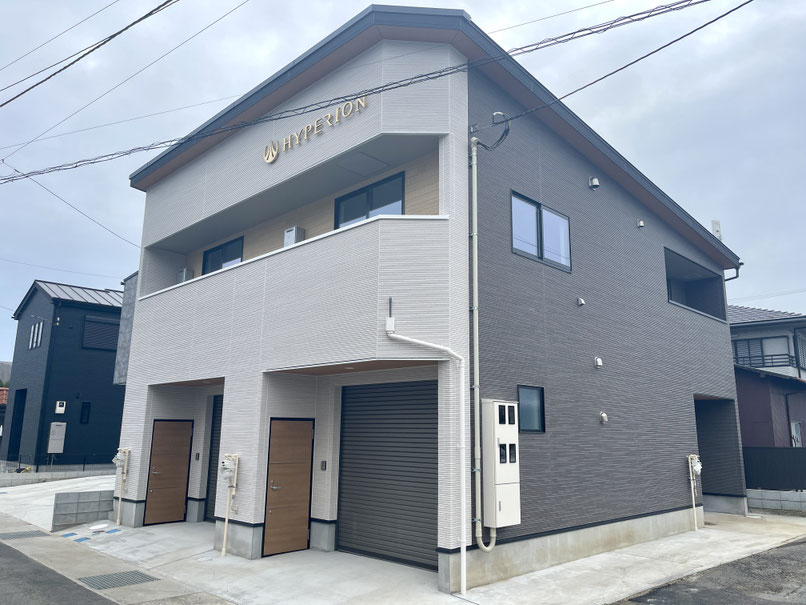 神奈川県小田原市 新築ガレージ付貸オフィス【HYPERION寿町（ハイペリオン寿町）】